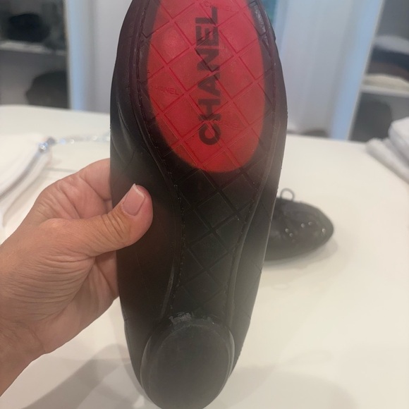 Chanel Cambon Black on Black Ballet Flats - Picture 14 of 14